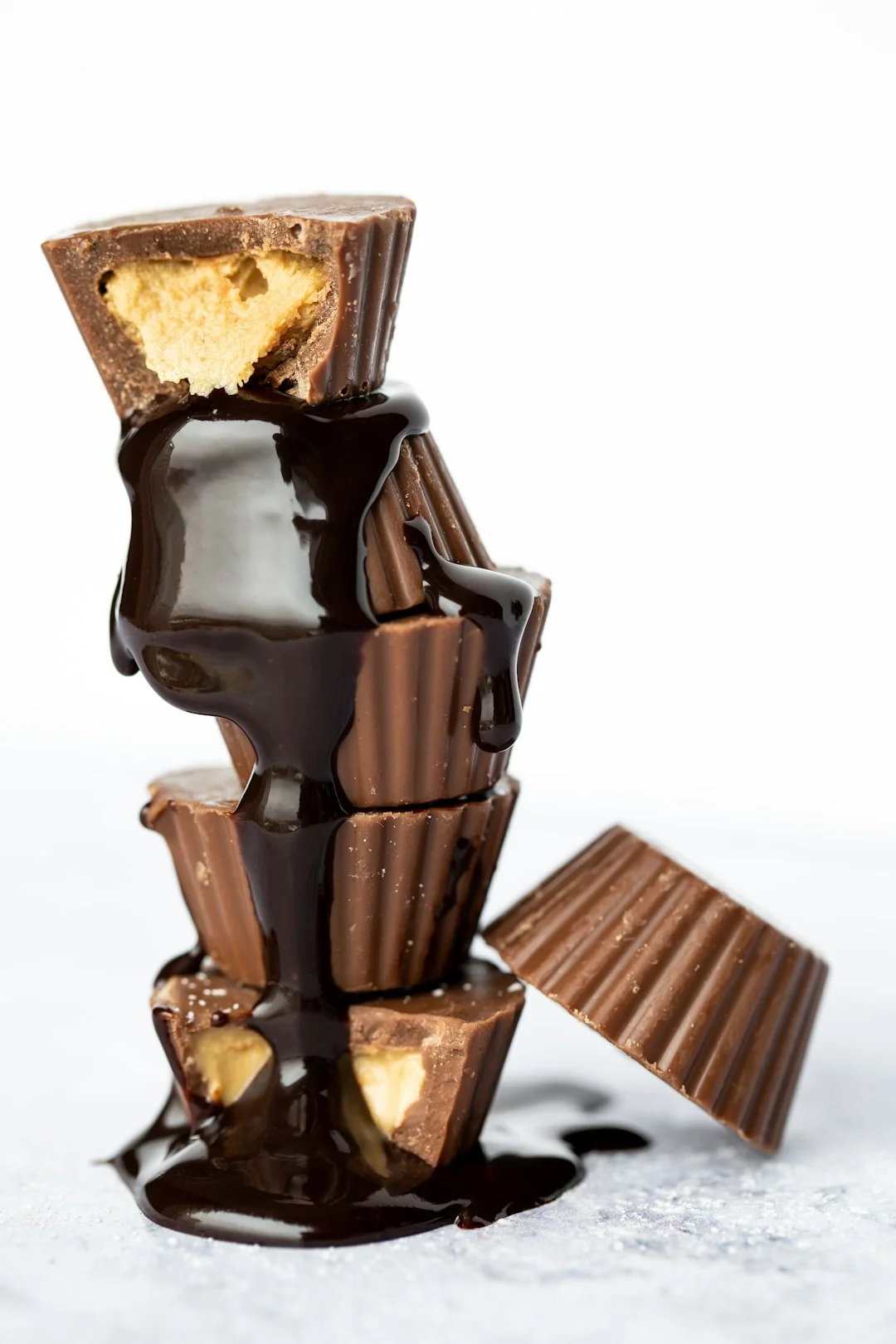 mucchio di cupcake mangiati