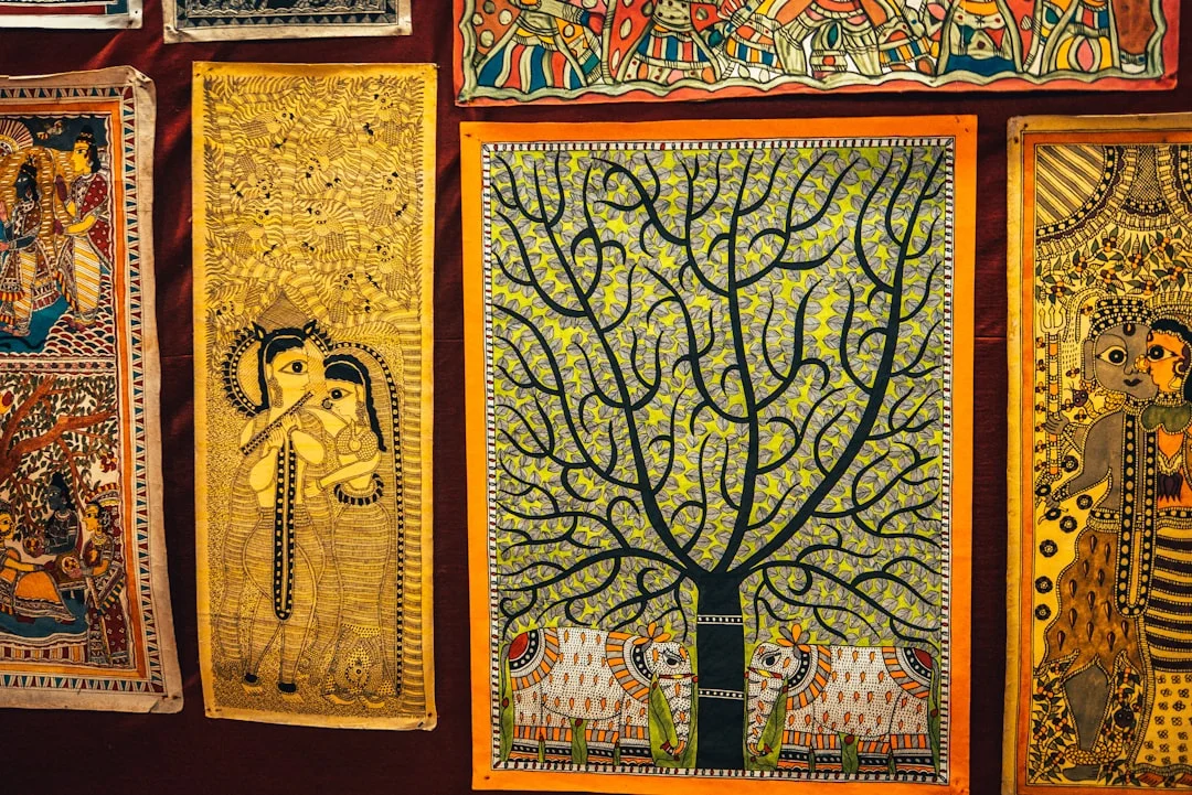 Stylized tree of life of the Kabbalah as a symbol for connections and energy flows