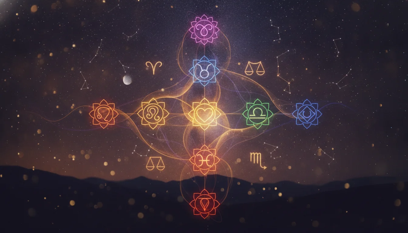Chakren & Astrologie: Planeten und die sieben Energiezentren