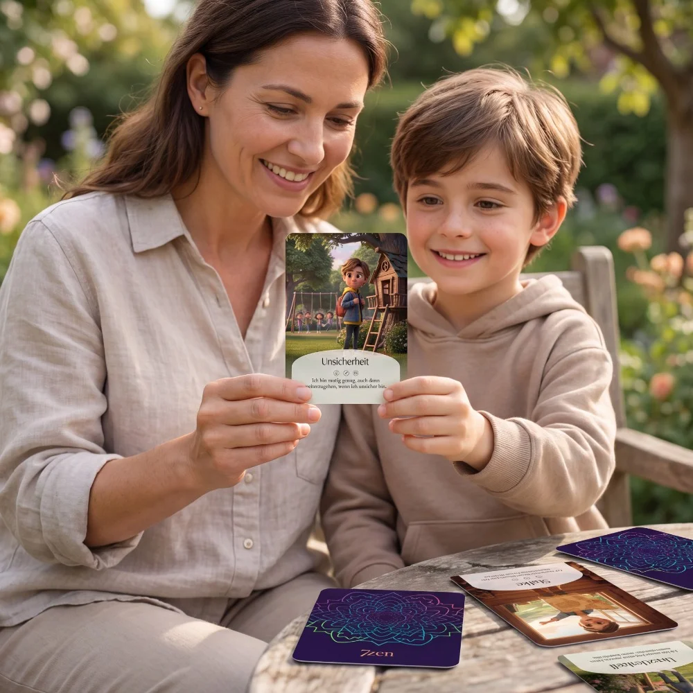 7zen Kartenset für Schulkinder – Selbstvertrauen und innere Stärke