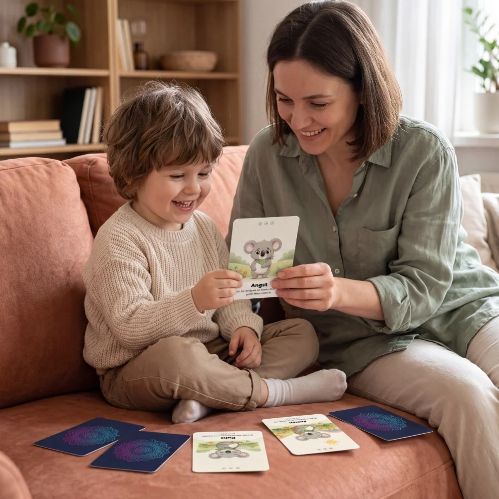 Affirmationskarten für Kinder – 7zen Kartenset für kleine Entdecker Ich bin mutig
