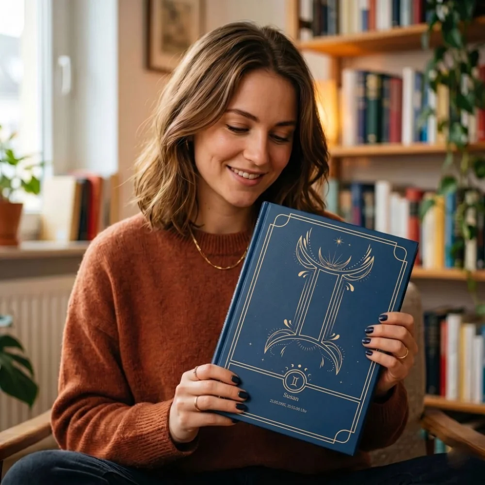 Mein Sternzeichen Buch von 7zen – personalisiertes Buch zum Geburtshoroskop