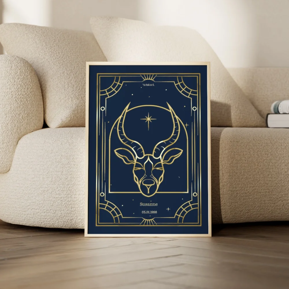 Mein Sternzeichen Poster von 7zen – personalisiertes Sternzeichen-Poster